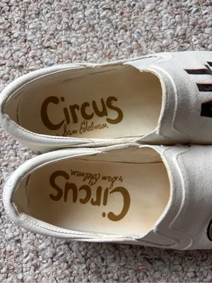 Circus by Sam Edelman Women's White Canvas Deck Shoes Size 7 M Rose' All Day thumbnail 2