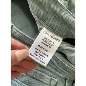 Flying‎ Money Jeans Sage Size 29 Straight Leg Hippie Boho Preppy Cotton Blend thumbnail 7