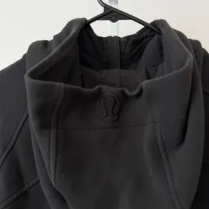 Lululemon Cotton Scuba Oversized Full Zip Hoodie Relaxed Sporty Chic Black M/L thumbnail 8