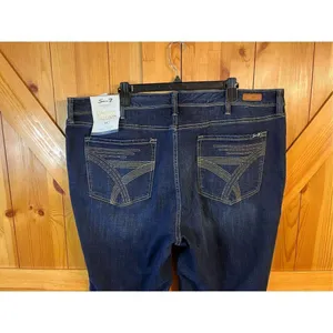 Seven7 Limited Edition Premium Denim Women's Size 24 Dark Wash Blue Jeans nwt (2 thumbnail 6