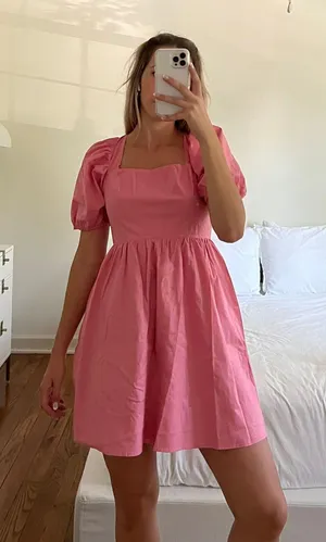 WAYF Pink Dress thumbnail 1