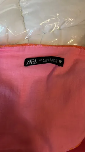ZARA One shoulder Floral Crop Top thumbnail 8