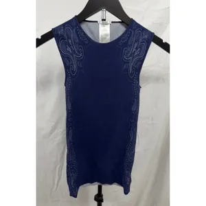 Wolford NWOT‎ $175 Women's Navy OM Sleeveless Seamless Top XS thumbnail 3