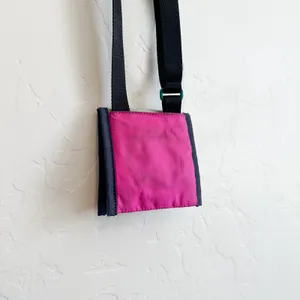 Lululemon | Ever Ready Crossbody Wallet‎ Bag Mini Nylon Pouch in Pink thumbnail 4