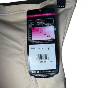 Maidenform High Waist Thigh Slimmer Shapewear Beige‎ Cool Comfort Firm Control M thumbnail 5