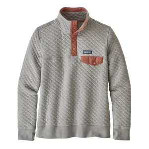 Patagonia Quilt Snap T Pullover Women XS Grey Organic Cotton Gorpcore Athleisure thumbnail 1