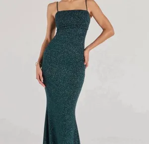 Dillard's Green Dress Prom thumbnail 2