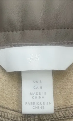 H&M Soft Faux Leather Pants thumbnail 5
