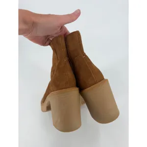 Dolce Vita Caster H2O Boots Womens 9 Brown Suede Waterproof Lug Sole Boho thumbnail 7
