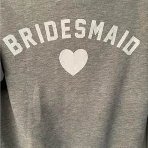 Wildfox Bridesmaid Women’s Grey Zip Up Hoodie Size Medium thumbnail 9