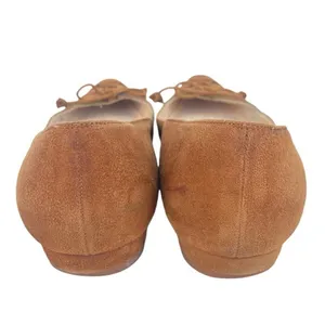 CHRISTIAN LOUBOUTIN Brown Suede Leather Flats - Size 36/6 thumbnail 14