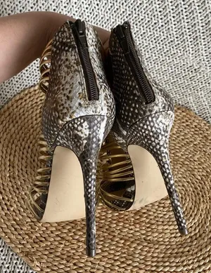 Steve Madden Margo Heel Gladiator Snake Sandals thumbnail 6