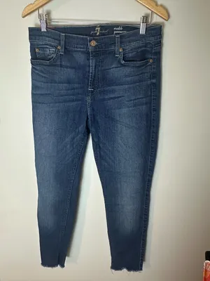 7 for All Mankind Gwenevere ankle jeans blue 32 thumbnail 2