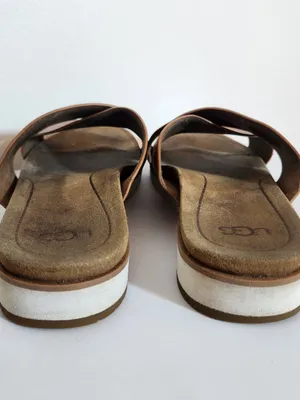 UGG Kari Brown Leather Strappy Sandals Size 9 thumbnail 7