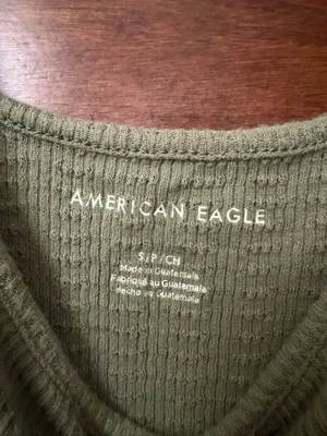 American Eagle Green tank top thumbnail 3