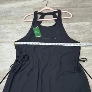 Halara NEW Breezeful Drawstring Quick Dry Mini Hiking Active Dress in Black Size Medium thumbnail 9