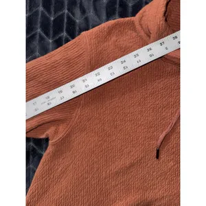 Lululemon Women Retreat Yourself Pullover Sweatshirt Heather Rustic Clay Sz M/L thumbnail 8