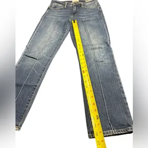 Frame Le High Straight Leg Denim Jeans Womens Size 26 Pintucked Boylston Wash thumbnail 7