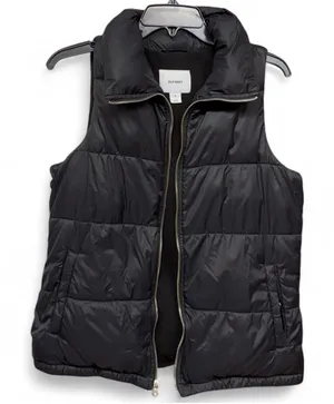 Old Navy Women's Black Puffer Vest thumbnail 1