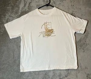Jordan Flight‎ Sz Large Loose Fit Women's Graphic T-Shirt White thumbnail 1