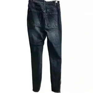 Akira Women's High Rise‎ Skinny Jeans Sparkle Rhinestone Blue Size 9 thumbnail 8