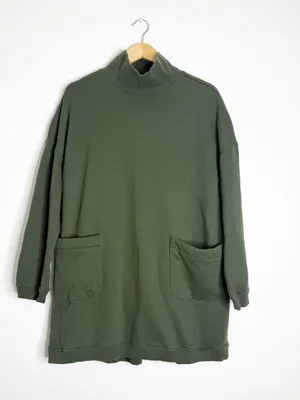 Pomander Place Porter Sweatshirt Dress Green Large Tuckernuck Pockets thumbnail 7