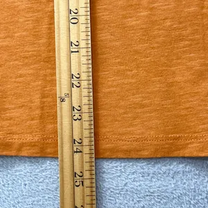 Horny Toad Marley V-Neck Long Sleeve Tee Medium Organic Cotton Tencel Orange Y2K thumbnail 10
