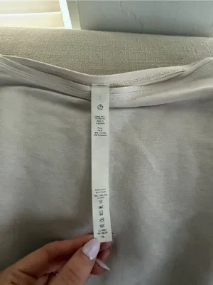 Lululemon Back in Action Long Sleeve Shirt Nulu In White Opal thumbnail 8