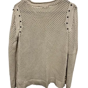 Rock and Republic Cream Studded Sweater Size L thumbnail 4