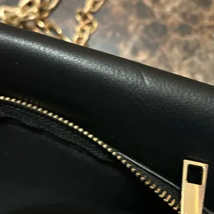 Forever 21 saddle bag Black Crossbody Bag with Gold - tone Chain thumbnail 6