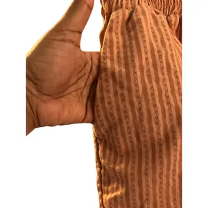 Wild Fable Women's Orange Striped Smocked Paperbag Waist Shorts - Size XL thumbnail 6