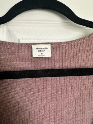 Abercrombie Long Sleeve Ottoman Square Neck Top thumbnail 3