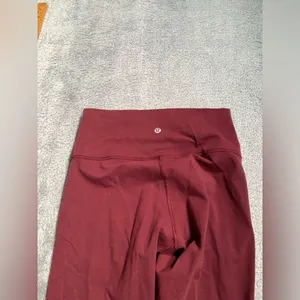 Lululemon Wunder under high-rise tight 6 Burgundy Leggings thumbnail 8
