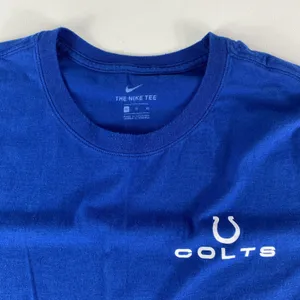 Nike Indianapolis Colts Shirt Mens XL Blue Athletic Cut Crew Neck Casual NFL thumbnail 3