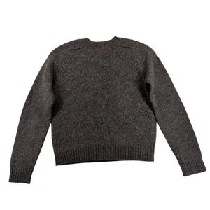 Vtg Pandemonium Womens Brown 100% Wool V-Neck Long Sleeve Sweater Medium thumbnail 2