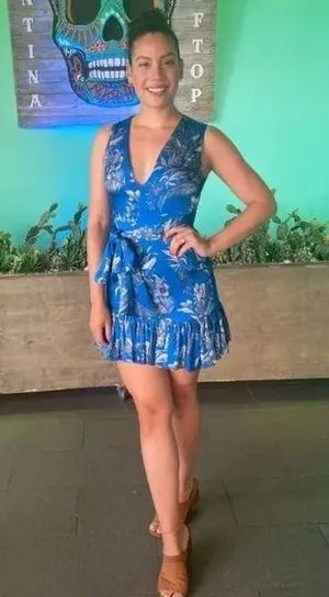 Alexis Cascara V-Neck Sleeveless Dress Blue Womens Size XS thumbnail 13