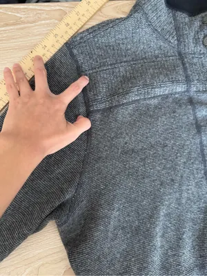 Title Nine Women’s XL Grey Full Zip Up Long Shacket Wool Outdoor Hike Winter thumbnail 6