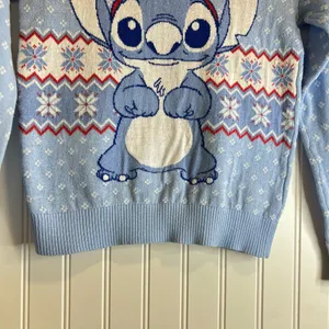Disney Blue Sweater with Character Design thumbnail 7