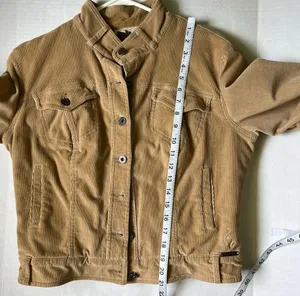 Baby Phat Y2k corduroy button up jacket tan size medium thumbnail 11