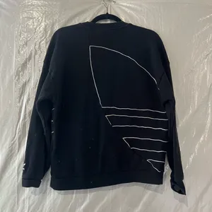 Adidas Black Trefoil Logo Sweatshirt Size Large thumbnail 7