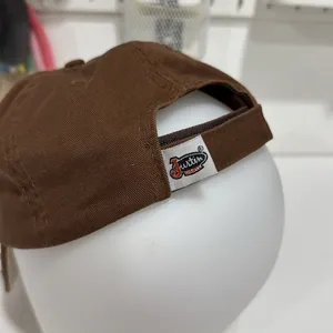 Justin Boots Chocolate Brown Embroidered Cap EUC thumbnail 4