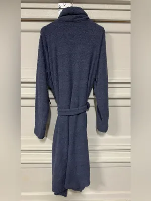 Tommy John Women's Plush Robe M/L Nightshadow Blue New thumbnail 4