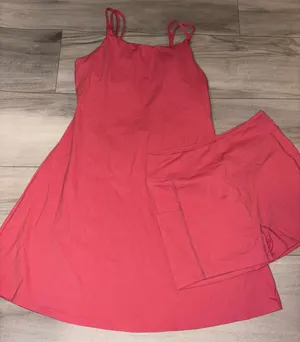 Halara Plush Double Straps 2-Piece Pocket Slip Dance Active Dress thumbnail 4
