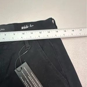 La Joie | Elegant Black‎ Wide Leg Jeans thumbnail 6