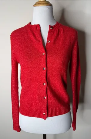 Kimchi Blue Urban Outfitters Red Cardigan thumbnail 1