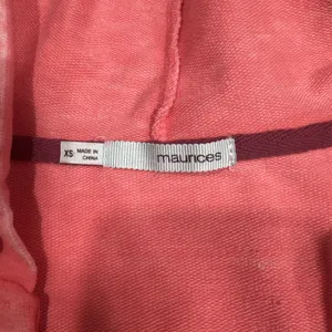 Maurices Short Sleeve Hooded Pullover Swim Beach Cover Top Womens XS Orange-Pink thumbnail 6