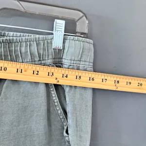 C&C California Womens Sage Green‎ Linen Blend Cargo Jogger Pants Size M Bohemian thumbnail 6