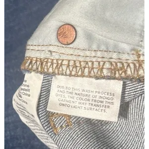 Madewell Perfect Vintage Crop Blue Jeans Women Sz 26 Distressed Classic Staple thumbnail 4