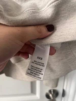 Fear of God Essentials Sweatshirt Hoodie Light Oatmeal XXS thumbnail 5