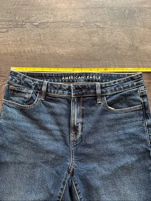 American Eagle‎ 8 Darkwash Straight Leg Skinny Jean thumbnail 3